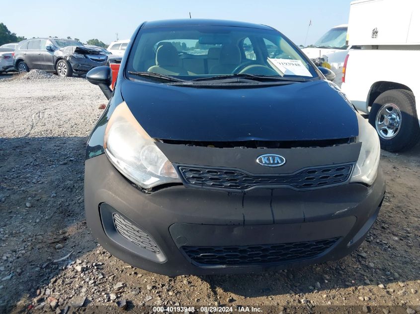 2012 Kia Rio5 Lx VIN: KNADM5A33C6091680 Lot: 40193948