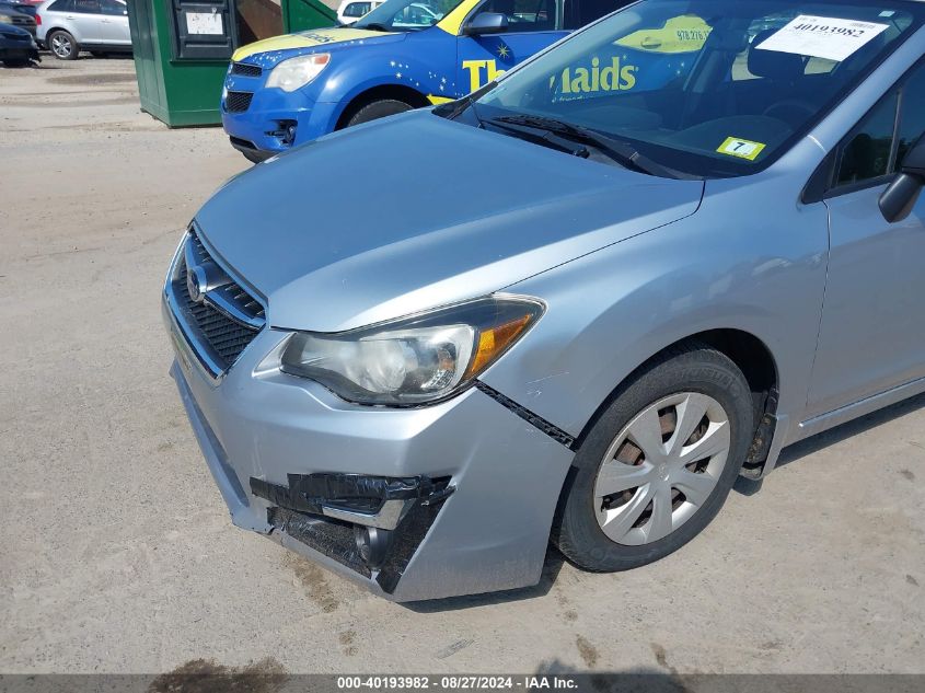 2015 Subaru Impreza 2.0I VIN: JF1GJAA6XFH004481 Lot: 40193982