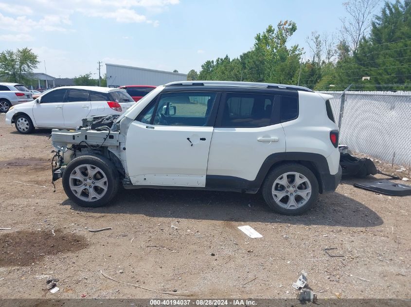 2018 Jeep Renegade Limited Fwd VIN: ZACCJADB5JPG74233 Lot: 40194037