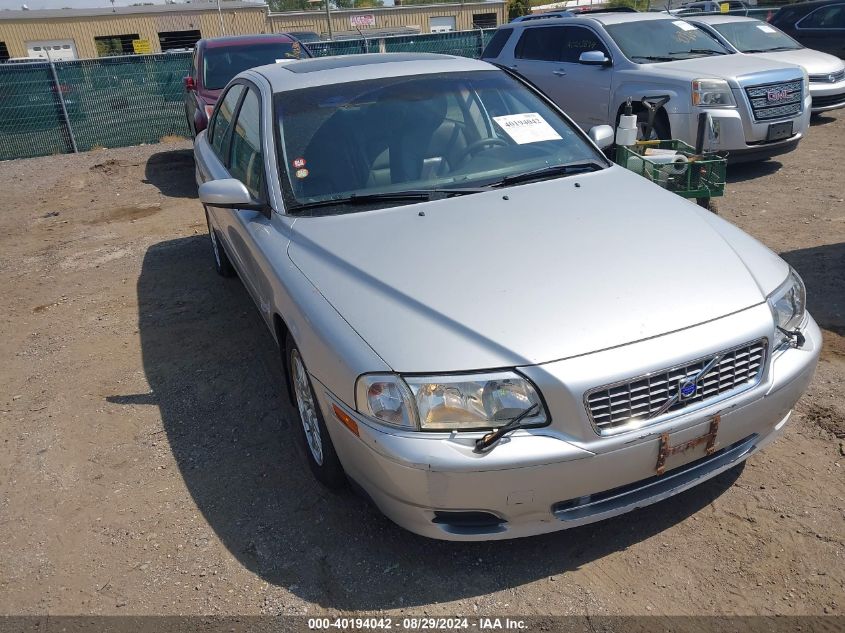 2004 Volvo S80 2.5T VIN: YV1TH59H141373120 Lot: 40194042