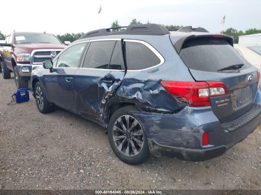 2017 Subaru Outback 2.5I Limited VIN: 4S4BSAKC7H3368732 Lot: 40194045