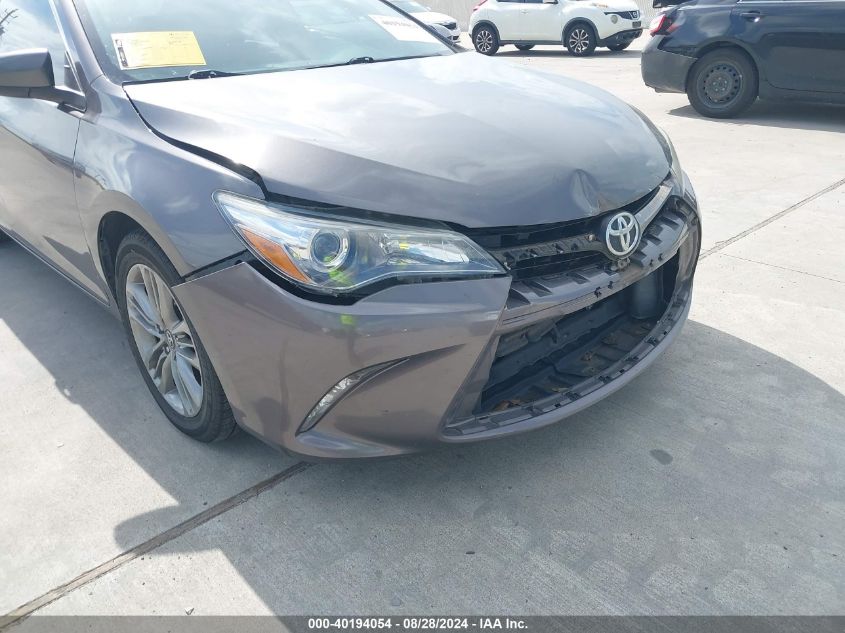 2016 Toyota Camry Se VIN: 4T1BF1FK4GU227549 Lot: 40194054