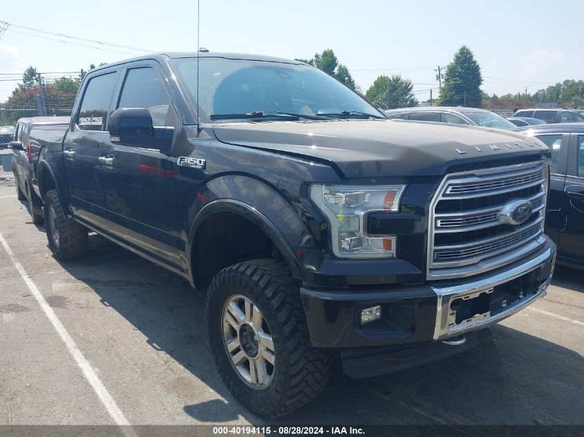 2017 Ford F-150 Limited VIN: 1FTEW1EG0HFB14587 Lot: 40194115