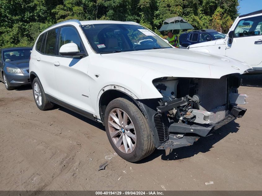 2016 BMW X3 XDRIVE28I - 5UXWX9C50G0D65744