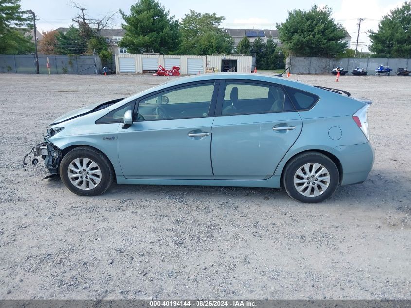 2013 Toyota Prius Plug-In VIN: JTDKN3DP3D3030827 Lot: 40194144