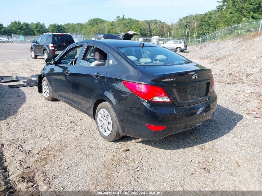 VIN KMHCT4AEXHU356526 2017 HYUNDAI ACCENT SE