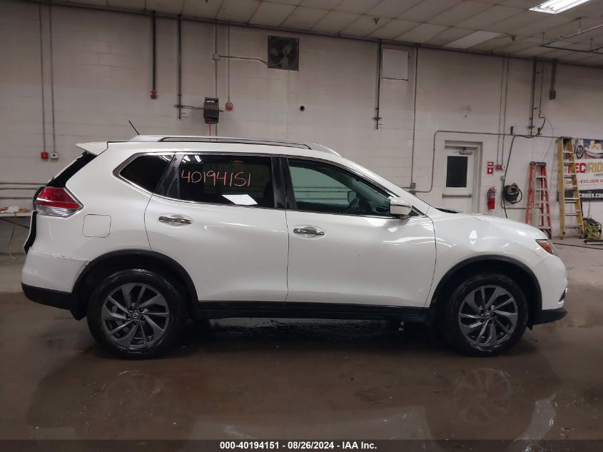 2016 Nissan Rogue Sl VIN: 5N1AT2MV8GC884366 Lot: 40194151