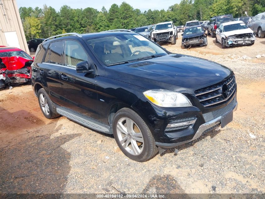 2012 Mercedes-Benz Ml 350 350 4Matic VIN: 4JGDA5HB6CA025089 Lot: 40194182