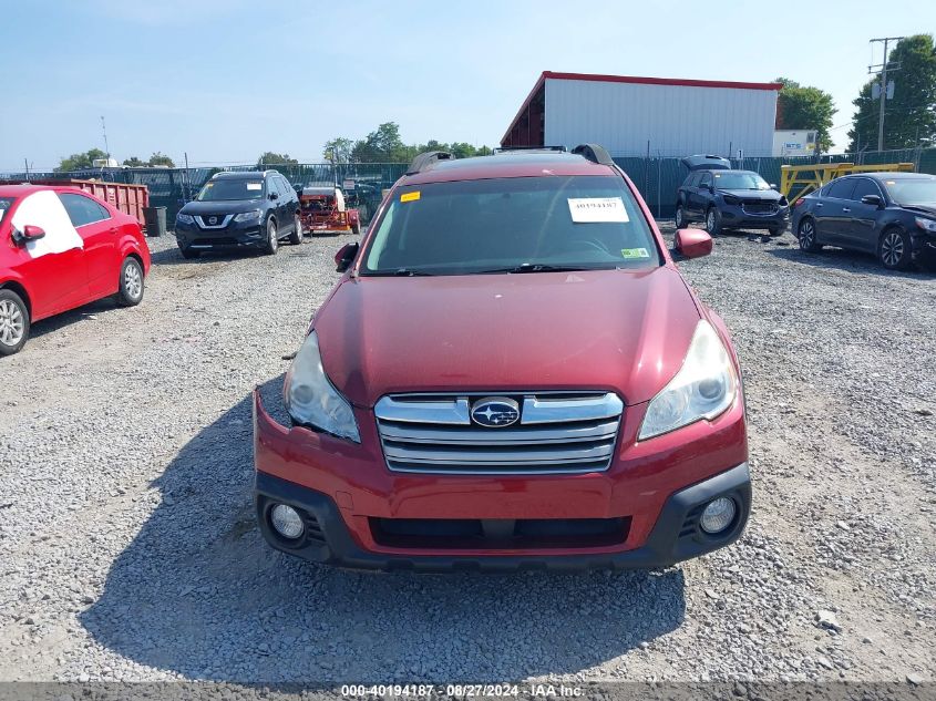 2014 Subaru Outback 2.5I Premium VIN: 4S4BRBDC7E3207291 Lot: 40194187