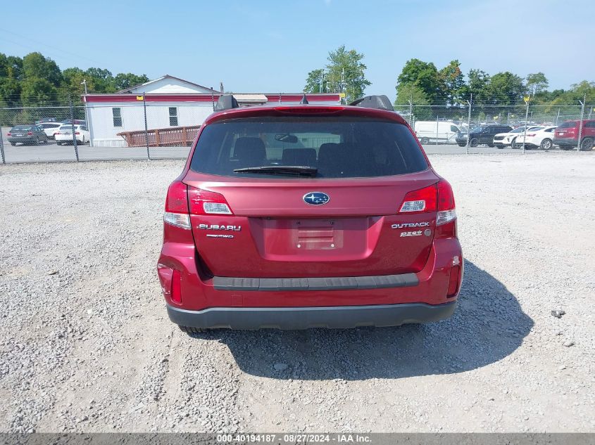 2014 Subaru Outback 2.5I Premium VIN: 4S4BRBDC7E3207291 Lot: 40194187