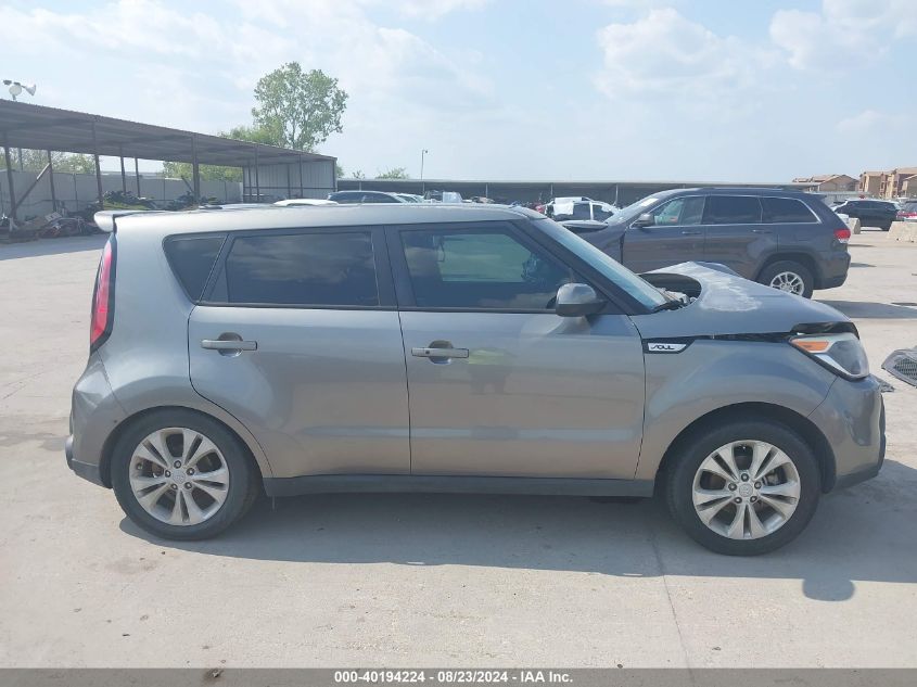 2015 Kia Soul + VIN: KNDJP3A57F7184378 Lot: 40194224