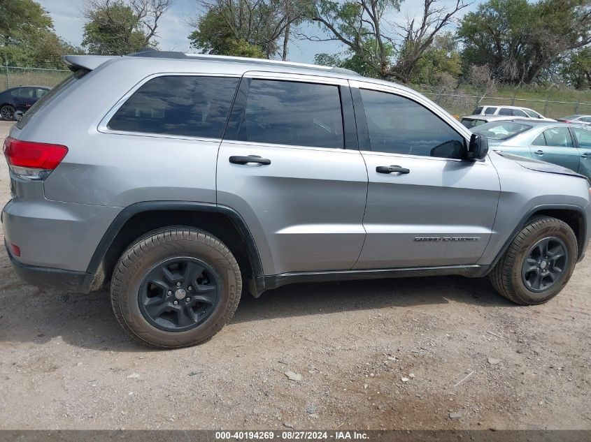 2017 Jeep Grand Cherokee Laredo 4X4 VIN: 1C4RJFAG0HC706835 Lot: 40194269