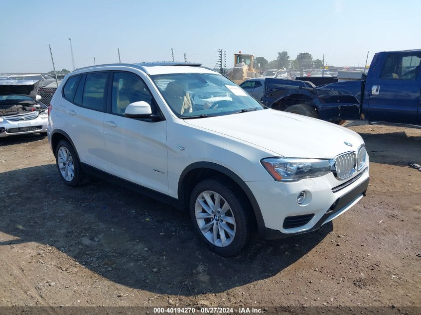 5UXWZ7C38H0V90070 2017 BMW X3 - Image 1