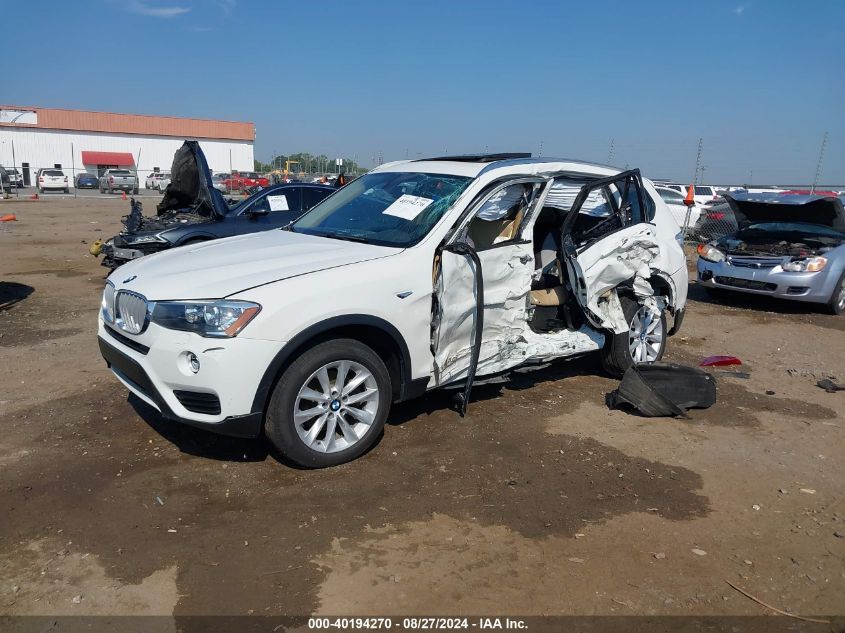 2017 BMW X3 SDRIVE28I - 5UXWZ7C38H0V90070