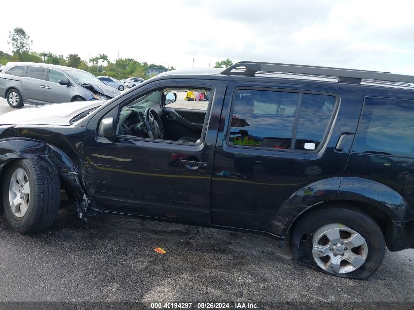 2009 Nissan Pathfinder S VIN: 5N1AR18U99C608033 Lot: 40194297