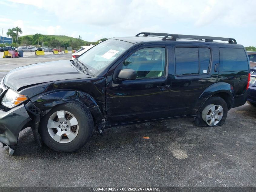 2009 Nissan Pathfinder S VIN: 5N1AR18U99C608033 Lot: 40194297