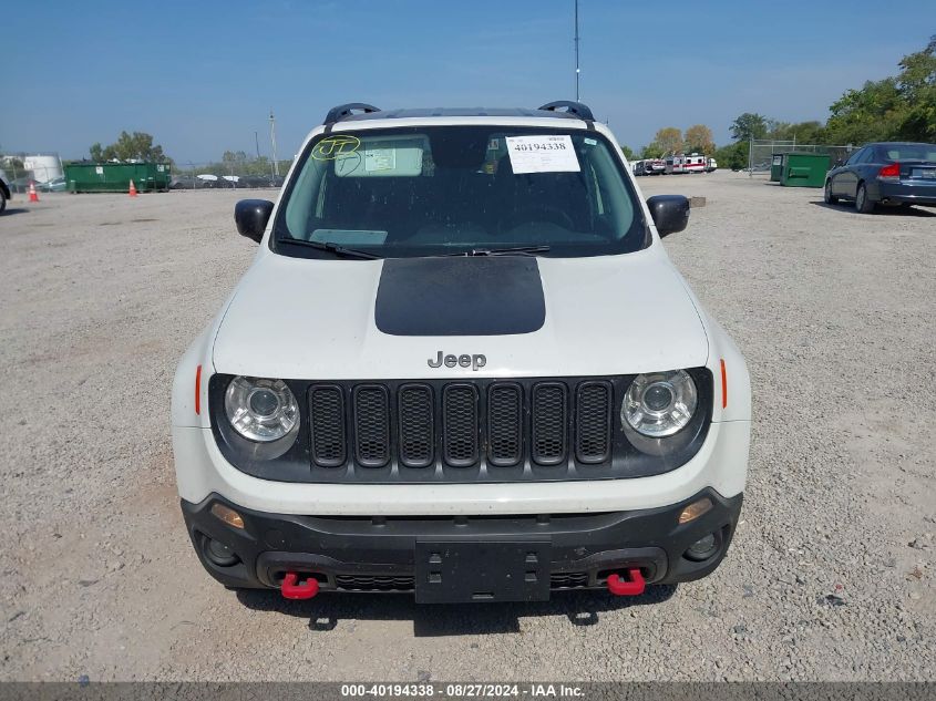 2017 Jeep Renegade Trailhawk 4X4 VIN: ZACCJBCB9HPG64791 Lot: 40194338