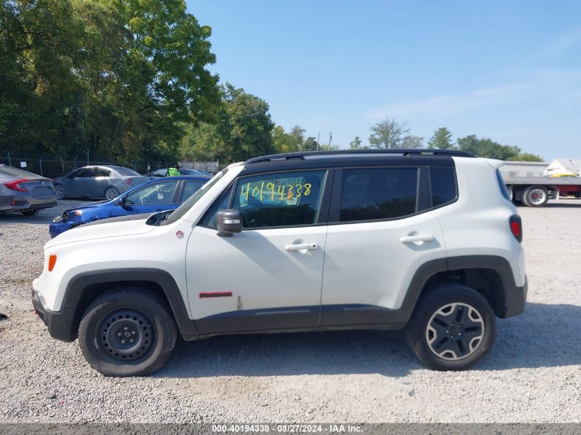 2017 Jeep Renegade Trailhawk 4X4 VIN: ZACCJBCB9HPG64791 Lot: 40194338