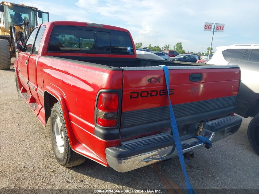 1999 Dodge Ram 1500 St VIN: 3B7HC13Z3XG115269 Lot: 40194346