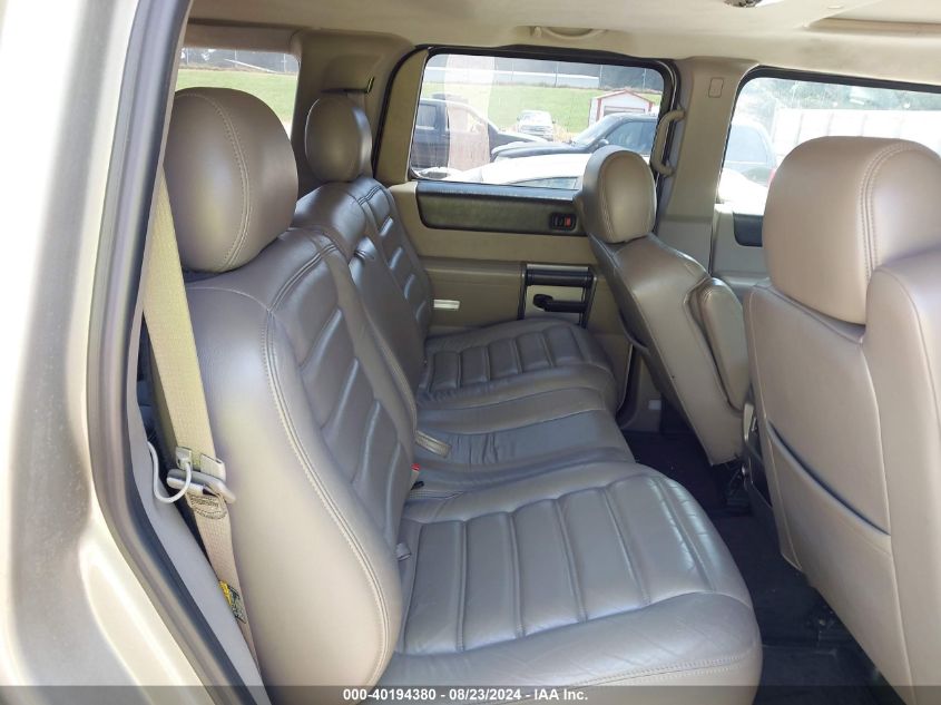 2003 Hummer H2 VIN: 5GRGN23U53H101226 Lot: 40194380