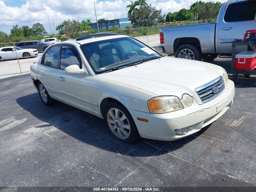 KNAGD128145356281 2004 Kia Optima Ex V6/Lx V6