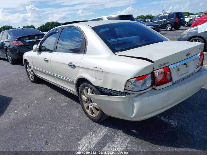 KNAGD128145356281 2004 Kia Optima Ex V6/Lx V6