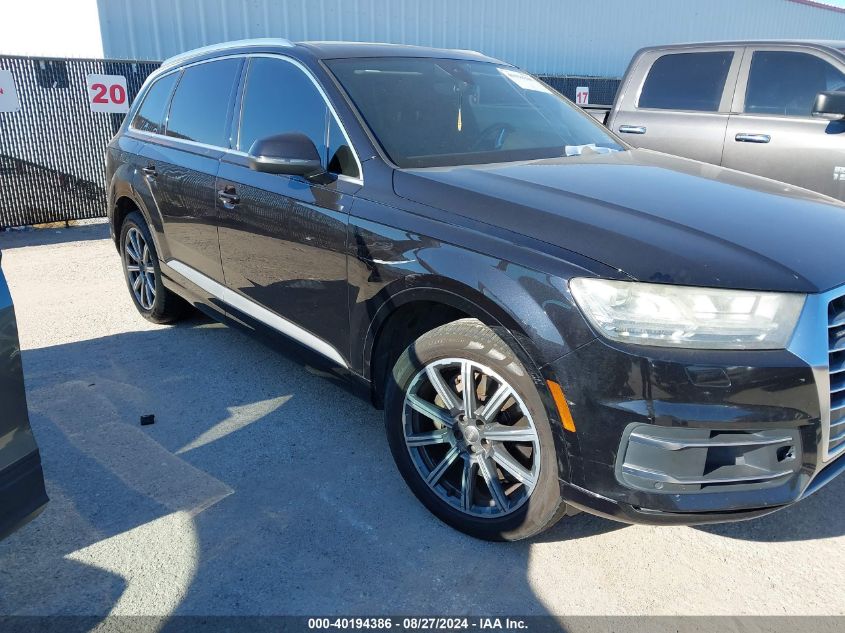 2017 Audi Q7 3.0T Premium VIN: WA1LAAF77HD016764 Lot: 40194386