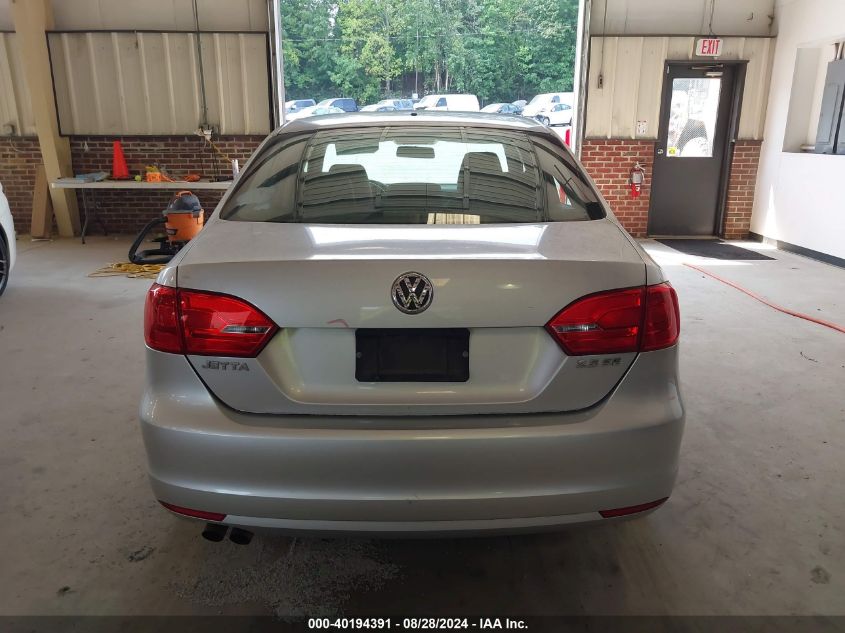 2013 Volkswagen Jetta 2.5L Se VIN: 3VWDX7AJ6DM257600 Lot: 40194391