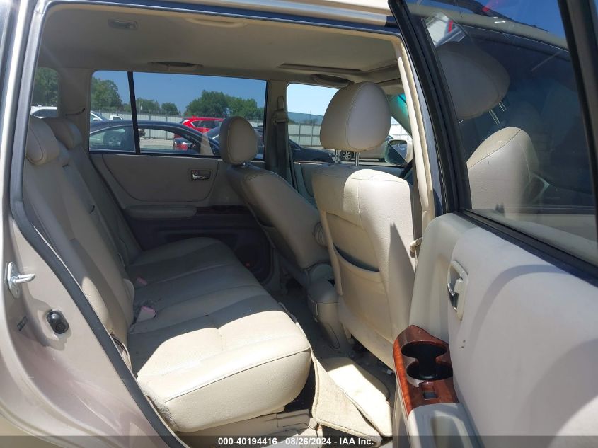 2005 Toyota Highlander Limited V6 VIN: JTEDP21A850059851 Lot: 40194416