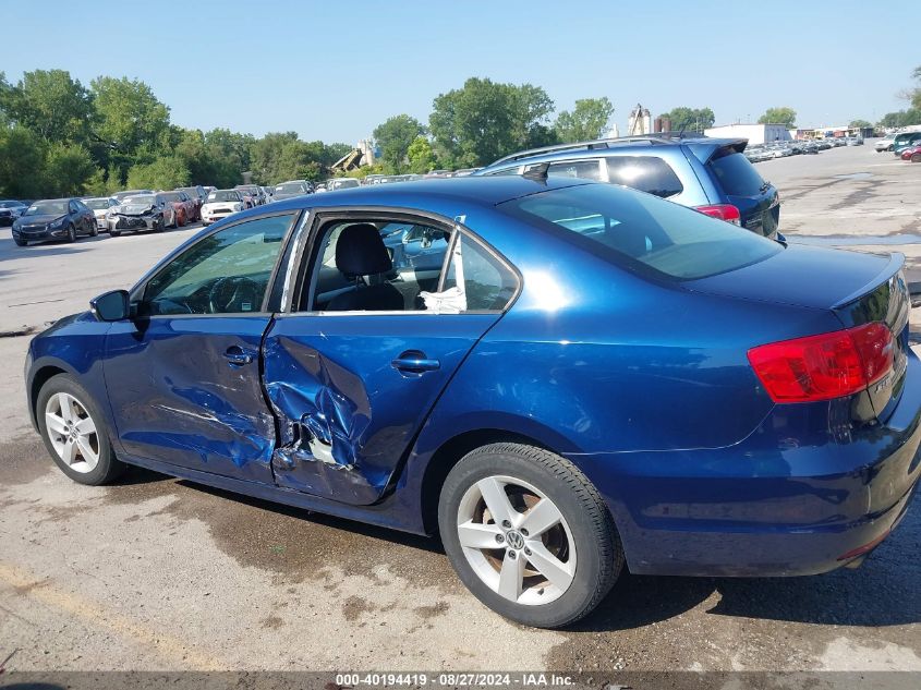 2012 Volkswagen Jetta 2.0L Tdi VIN: 3VWLL7AJ7CM371806 Lot: 40194419