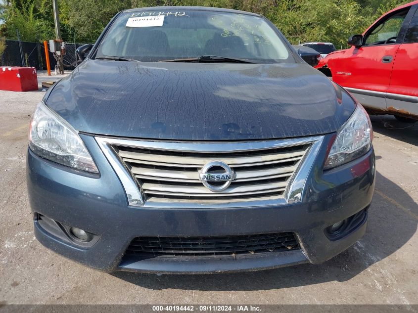 2013 Nissan Sentra Sl VIN: 3N1AB7AP0DL754725 Lot: 40194442