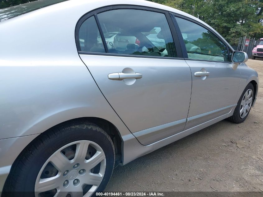 2010 Honda Civic Lx VIN: 19XFA1F56AE052810 Lot: 40194461