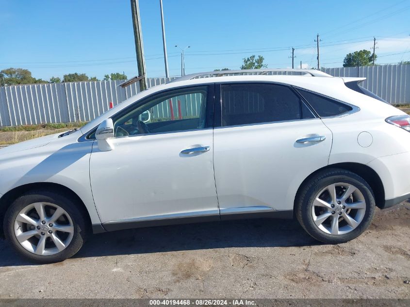 2012 Lexus Rx 350 VIN: JTJZK1BA8C2414646 Lot: 40194468