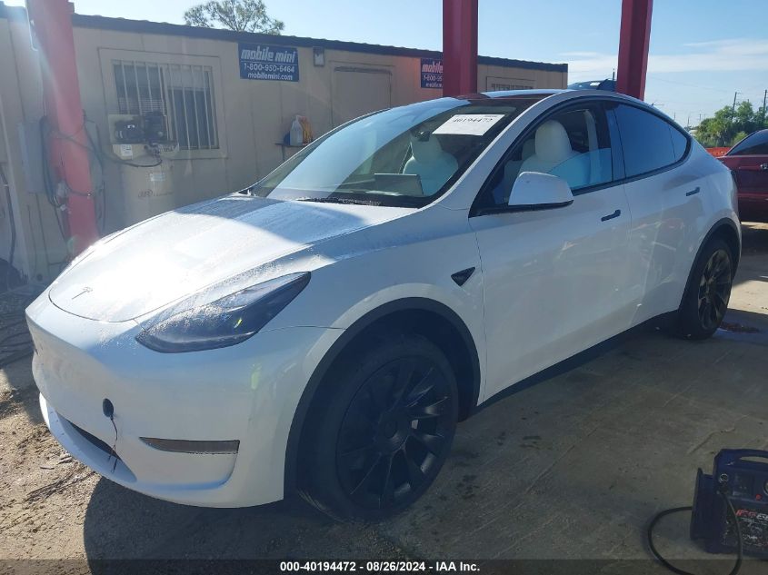 2024 TESLA MODEL Y - 7SAYGDED1RF094604