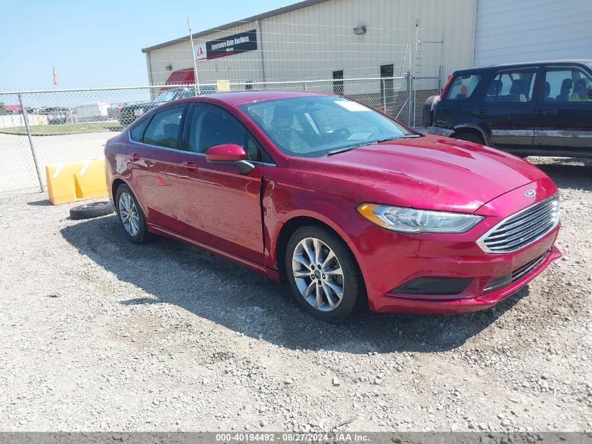 2017 FORD FUSION SE - 3FA6P0H72HR378684