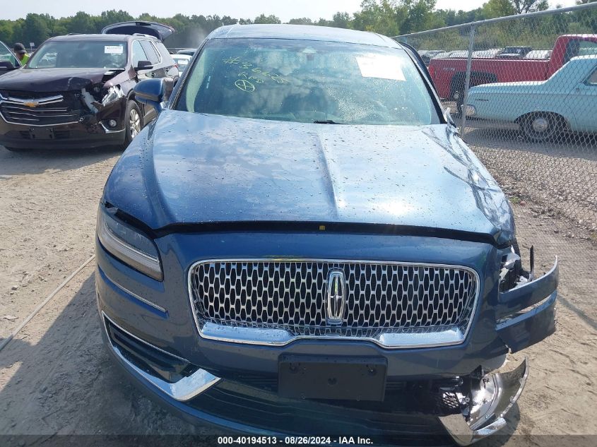 2019 Lincoln Nautilus Select VIN: 2LMPJ6K92KBL53075 Lot: 40194513