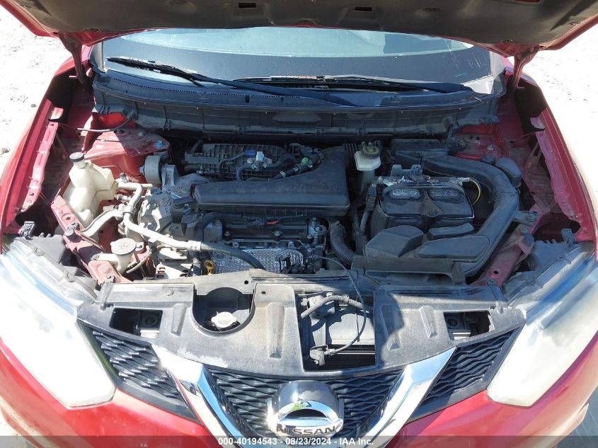 2015 Nissan Rogue S VIN: KNMAT2MV4FP561105 Lot: 40194543