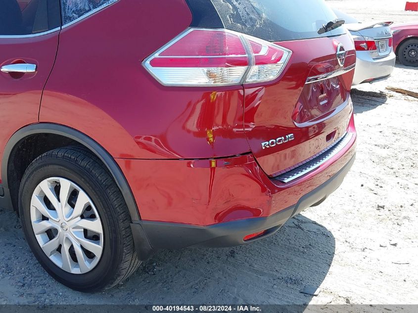 2015 Nissan Rogue S VIN: KNMAT2MV4FP561105 Lot: 40194543