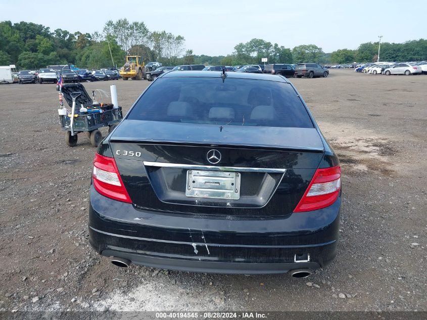 2008 Mercedes-Benz C 350 Sport VIN: WDDGF56X68F087769 Lot: 40194545