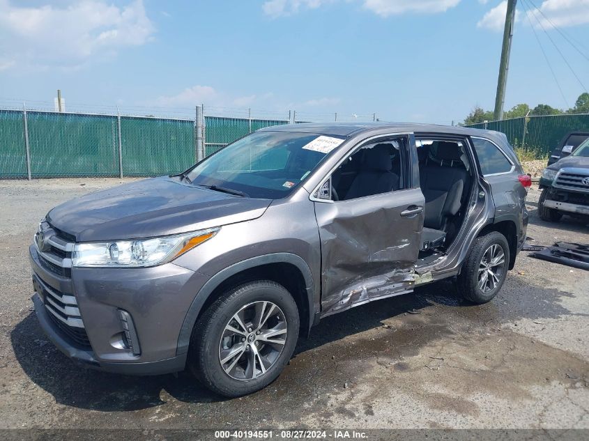 5TDBZRFH5KS740482 2019 TOYOTA HIGHLANDER - Image 2