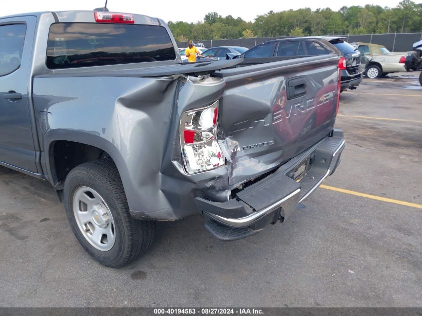 2021 Chevrolet Colorado 2Wd Short Box Wt VIN: 1GCGSBEA6M1268248 Lot: 40194583