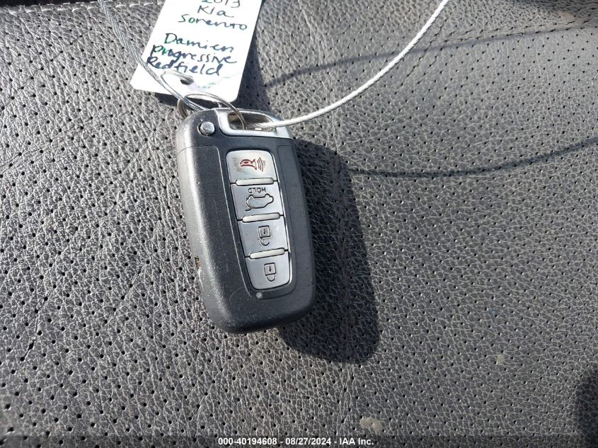 5XYKU3A62DG370724 2013 Kia Sorento Ex