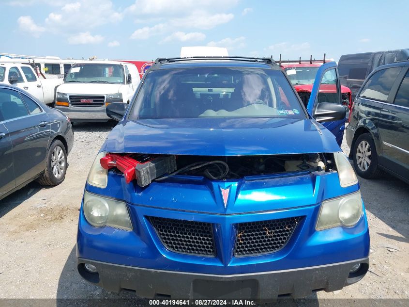 2004 Pontiac Aztek VIN: 3G7DA03E64S538706 Lot: 40194641