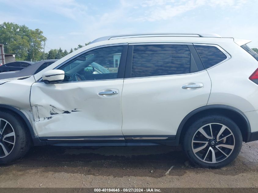 2017 Nissan Rogue Sl VIN: JN8AT2MV4HW260041 Lot: 40194645