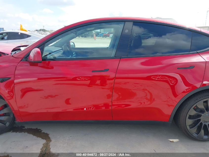 2023 Tesla Model Y Awd/Performance Dual Motor All-Wheel Drive VIN: 7SAYGDEF2PF902330 Lot: 40194672