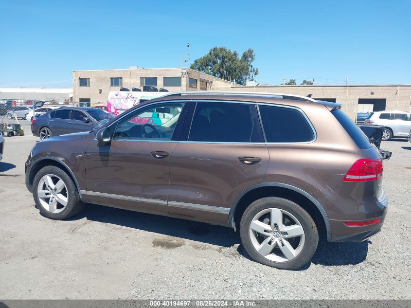 2013 Volkswagen Touareg Hybrid VIN: WVGEG9BP5DD010517 Lot: 40194697