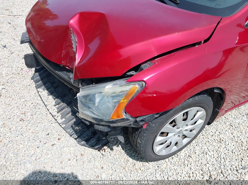 2014 Nissan Sentra Sv VIN: 3N1AB7AP9EY322218 Lot: 40194711