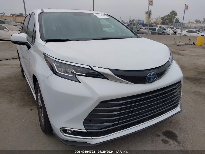 2022 Toyota Sienna Xle VIN: 5TDYSKFC7NS060937 Lot: 40194728