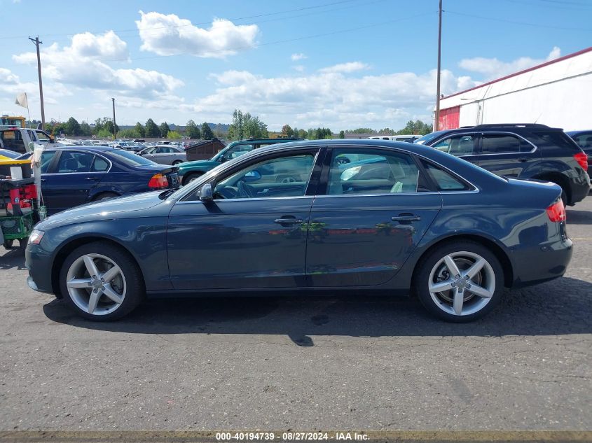 2011 Audi A4 2.0T Premium VIN: WAUFFAFL1BN047816 Lot: 40194739