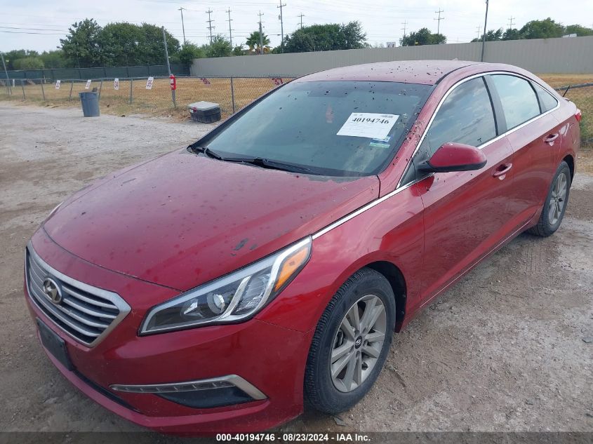 2015 Hyundai Sonata Se VIN: 5NPE24AF6FH021537 Lot: 40194746